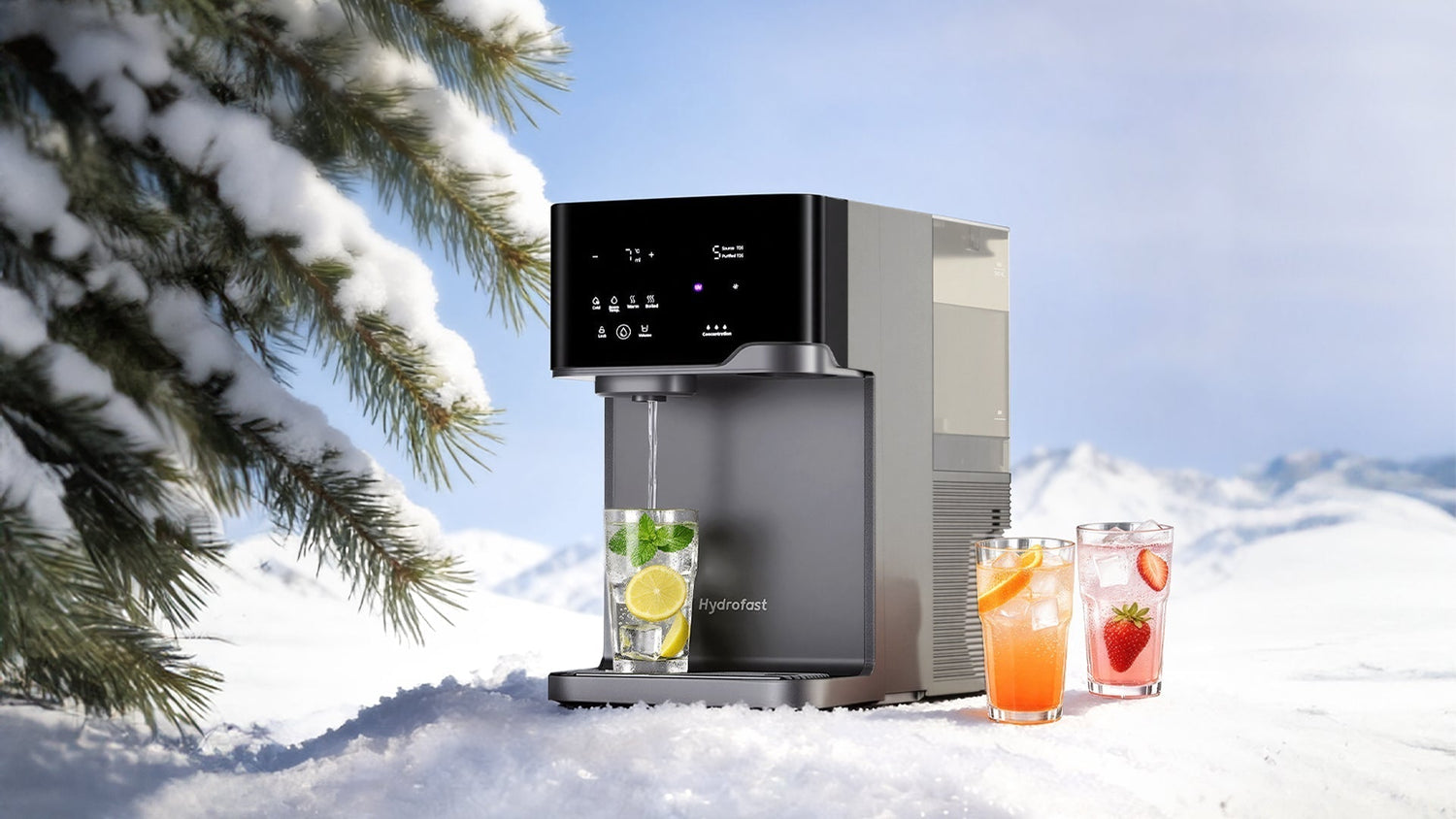 Hydrofast C300: The All-in-One RO Countertop for Hot, Cold & Sparkling