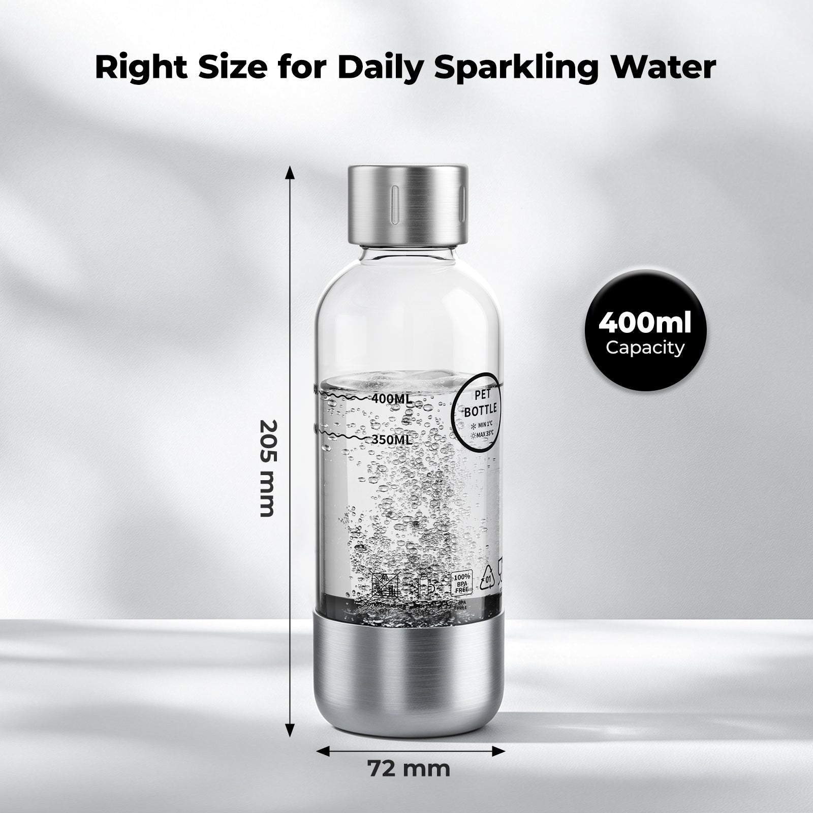 Hydrofast BUB01 Carbonating Bottle for C300 RO Water Filter