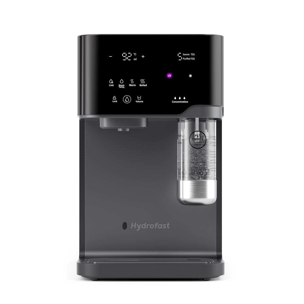 Hydrofast C300 Countertop RO Water Filter – Sparkling, Pure & Mineral-Rich Water