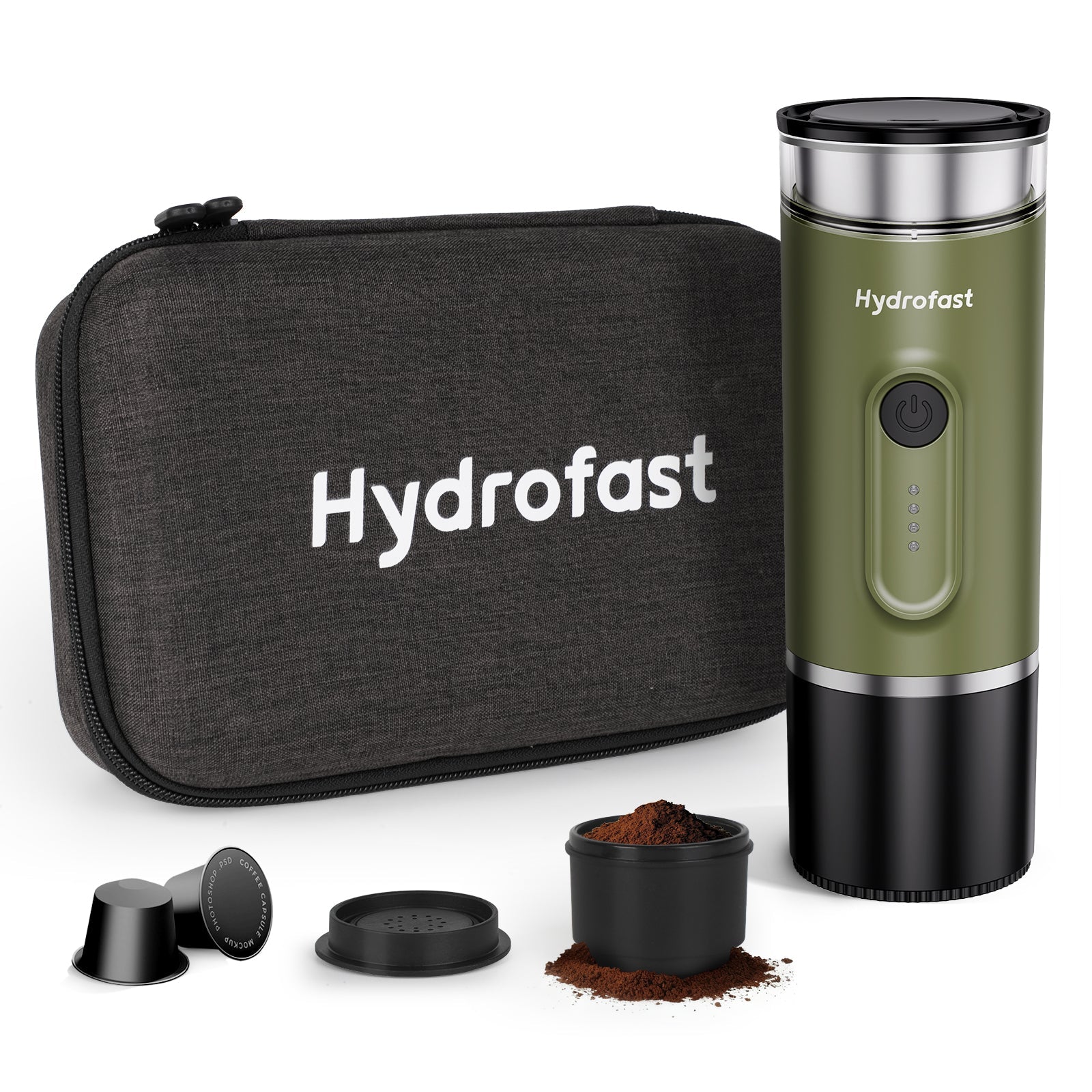 Hydrofast PO-100 Portable Espresso Machine | 15 Bar & 7800mAh